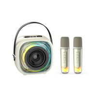 Mini Portable Party RGB Extérieur BT Haut-Parleur Microphone Intégré Karaoké Party Haut-parleurs Enfant