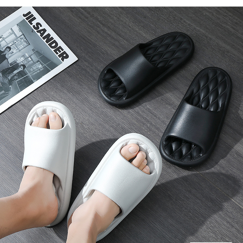 Custom Rubber PVC EVA Slippers Women Bathroom Sandals Men Non-slip Slides