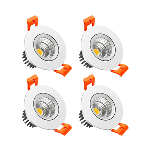 Downlight LED regulable de 2 pulgadas 3000K-3500K Blanco cálido CRI80 25W Bombilla halógena Equiv 3W COB <span class=keywords><strong>Techo</strong></span> empotrado - Product Image 1