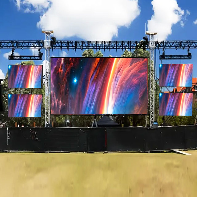 High Brightness Indoor/Outdoor Full Color LED Rental Display Screen Cheap Giant Stage Video Wall Concerts OEM SDK IP67 8K 5-Year