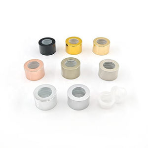 Capsules de flacons de parfum noires en aluminium pour diffuseurs à bâtonnets - Product Image 6