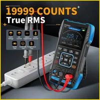 HEDAO 3-in-1 Upgrade Oscilloscope Multimeter Signal Generator 50MHz Bandwidth Dual Channel 250MS Rate 20000 Counts Model 2C53T