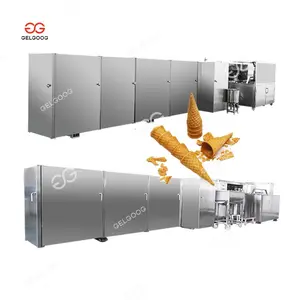 Waffle Cone Roller/automatic Waffle Cone Maker Production Line Biscuit Ice Cream Cone Making Machine Price