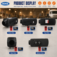 Chauffage au diesel 2KW KD-F-D1 pour camion, voiture, fourgonnette, camping-car avec panneau de commande LCD et télécommande