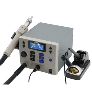 Station de soudage à air chaud St-8602d 1300W 90W 2-en-1, pistolet à air chaud et fer à souder, prise universelle, alimentation CA 220-240V - Product Image 2
