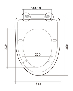 Chaozhou Factory Baño Sanitario Tanque <span class=keywords><strong>de</strong></span> descarga Cerámica Uf Blanco Asiento <span class=keywords><strong>de</strong></span> inodoro Cubre Tapas - Product Image 6