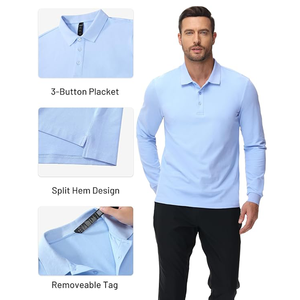 <span class=keywords><strong>Polo</strong></span> da <span class=keywords><strong>Golf</strong></span> da uomo lavorata a maglia in cotone <span class=keywords><strong>5</strong></span> Spandex con <span class=keywords><strong>Polo</strong></span> da <span class=keywords><strong>Golf</strong></span> da uomo a manica lunga - Product Image 6