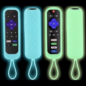Wholesale Luminous Flexible Silicone Case for TV Remote Control Dust Covers Anti-slip Protective <b>Holder</b> Dust-proof Storage Food - Product Image 5