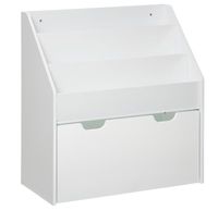 Organisateur de rangement pour livres d'enfants en bois robuste et personnalisé, type tiroir sur pied, écologique, grande capacité pour