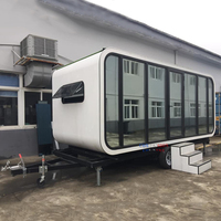 Maison mobile sur roues à prix abordables roulotte de bureau portable cabin apple tiny home trailer