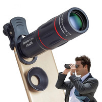 Téléobjectif universel 18x pour smartphones, idéal pour les concerts, le streaming en direct et la photographie