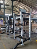 Système de poulies empilées à double poids Rizhao avec bras Tornado pour rack de musculation, conçu pour les salles de sport professionnelles.