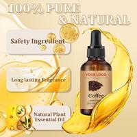Huile essentielle de café pur en gros, pressée à froid à partir de graines, pour diffuseur d'arômes, effets relaxants et apaisants