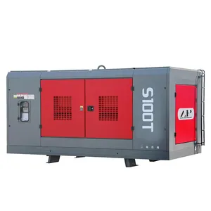 Compressore d'aria industriale da 25 bar 30 bar a vite stazionario S100T 309KW produttore di compressori d'aria a vite diesel