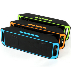 LAIMODA portátil HiFi Altavoz inalámbrico Bass Altavoz TF FM Radio caixa de som barra de sonido - Product Image 1