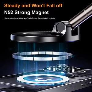 <span class=keywords><strong>Supporto</strong></span> Magnetico per Telefono da Auto <span class=keywords><strong>con</strong></span> <span class=keywords><strong>Ventosa</strong></span>, <span class=keywords><strong>Supporto</strong></span> Universale per GPS e Navigazione per Superfici Lisce - Product Image 4