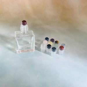Rodillo de gemas de cristal, forma cuadrada, botella de cristal transparente, 10ml, venta al por mayor - Product Image 3