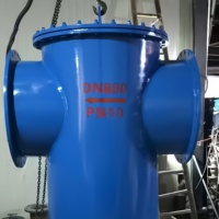 KHD Industrial Cesta Tipo Colador Filtro Válvula DN800 PN10 Recto A través de la cesta Filtro Brida Simplex Cesta Colador