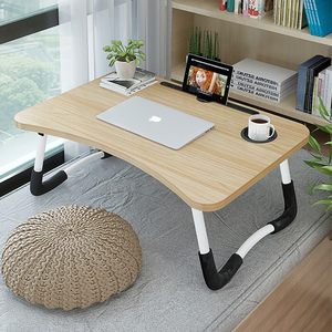 Table pliante pour ordinateur portable, support portable pour lit, canapé, fauteuil, avec porte-gobelet pour travailler - Product Image 6