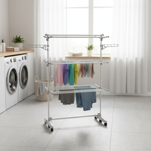 [HOME FRIEND] 6-Tier Basic+Extension Bar Multi layer <b>Drying</b> <b>Rack</b> built for convenient use and neat indoor clothes <b>drying</b> - Product Image 3