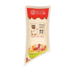 Meilleure vente d'usine Offre Spéciale 700g * 12 sacs Carton <span class=keywords><strong>Siracha</strong></span> Mayonnaise Sauce à salade Sauce à assaisonnement composé doux - Product Image 3