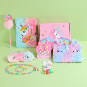 DIY diario regalos Kit <span class=keywords><strong>Kawaii</strong></span> felpa lindo bebé niña lechera cuaderno conjunto mullido diario cuaderno para <span class=keywords><strong>niñas</strong></span> - Product Image 4