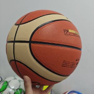 Balón de Baloncesto GG7X Premium de Cuero PU, Tamaño Oficial, Diseño Personalizado para Competencia y Entrenamiento, Ligero, Resistente al Agua, Natural - Product Image 5