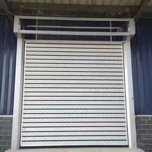 <span class=keywords><strong>Puerta</strong></span> enrollable de acero inoxidable de alta velocidad, <span class=keywords><strong>persiana</strong></span> de ventana a prueba de viento, Motor de <span class=keywords><strong>persiana</strong></span> enrollable de aluminio para garajes - Product Image 3