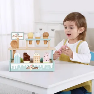 Stand gelato ghiaccioli cremagliera pomeriggio tè cucina simulato gelato vendita negozi giocattoli