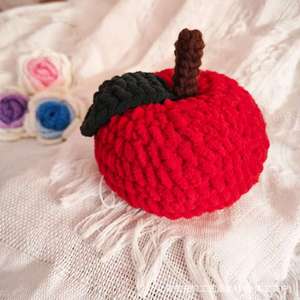 Handmade Crochet Apple Trái Cây Bán Buôn Trang Trí Dệt Móc Đan Quà Tặng Mới Lạ May & Dệt Đồ Chơi - Product Image 5