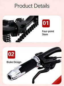 אביזרים לאופני ילדים ישירות מהמפעל, מושב אופניים לילדים נוח לרכיבה בטוחה ונסיעות למרחקים ארוכים - Product Image 4