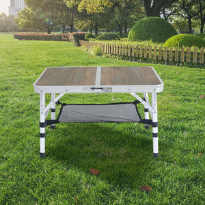 Mesa Plegable Portátil Ultracompacta e Impermeable de Aleación de Aluminio, Mesa de Camping con Asa de Transporte, para Uso en Exteriores, Comedor, Parque, Diseño Moderno - Product Image 6