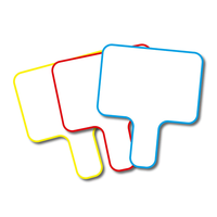 Tableau blanc magnétique double face portable en MDF avec cadre PE fin pour fournitures scolaires