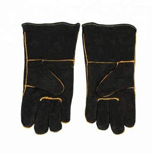 Guantes de soldadura de cuero económicos con protección de manos de alta calidad 100% a un precio asequible para guantes de soldadura para hombres - Product Image 4