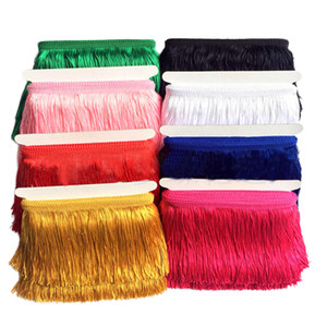 Qualité supérieure, 100% polyester, franges décoratives pour vêtements, garnitures de canapé, textiles de maison, 7 cm, KUSHANG TEXTILE - Product Image 1