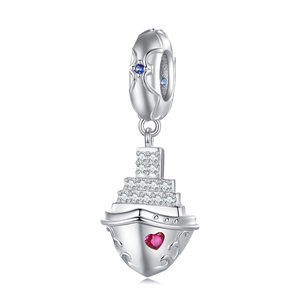S925 argento life and death love beads lettere inglesi a forma di cuore perline fai da te accessori per gioielli - Product Image 4