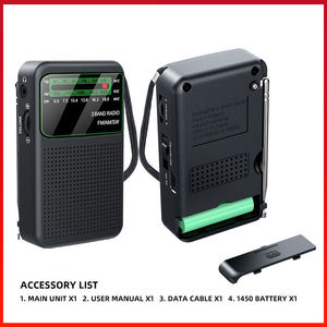 วิทยุพกพาขนาดเล็ก รุ่น Factory 3 Band FM AM SW  วัสดุพลาสติก แบตเตอรี่แบบชาร์จได้ 1000mAh ค้นหาคลื่นอัตโนมัติ หน้าจอแสดงผล ใช้ได้ทั้งภายในและภายนอกอาคาร - Product Image 4