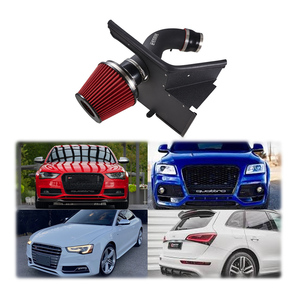 Personnalisation du logo gratuite pour <span class=keywords><strong>Audi</strong></span> B8 B8.5 S4 S5 <span class=keywords><strong>Q5</strong></span> SQ5 V6T 2009-2018 Système d'admission d'air froid (Collecteur de vitesse True 3.5") - Product Image 1