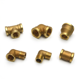 ข้อต่อทองเหลืองขึ้นรูปทรงโค้ง 90 องศา แบบเกลียว BSP BSPT NPT สำหรับท่อตัวเมียทุกขนาด  ยืดหยุ่นได้ รองรับแรงดันสูง ผลิตตามแบบ OEM (AOL-015 SAE) # 130238) - Product Image 6