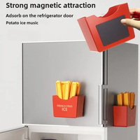 Lot de 6 moules à glaçons réutilisables et écologiques pour le bricolage Machine à glaçons créative en plastique de taille de flacon avec boîte de rangement magnétique