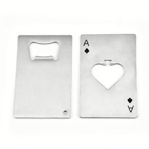 Décapsuleur de bouteille en acier inoxydable pour cadeau de mariage, format carte de visite 85x54mm, décapsuleur de bière en métal personnalisé - Product Image 5