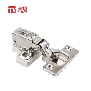 Modern Style <b>Soft</b> <b>Closing</b> Cold-Rolled Steel Door <b>Hinge</b> for Kitchen Bedroom Apartment Furniture with Nickel Plated Finish - Product Image 1