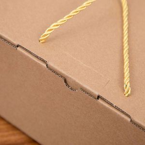 Caja de Papel para Regalo Personalizada por el Fabricante, Reciclable, con Doble Tapa y Asa de Cuerda, Logotipo de Marca y Embalaje de Regalo - Product Image 2