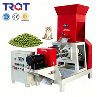 Machine d'alimentation professionnelle DGP40 pour petits animaux, extrudeuse d'aliments flottants pour poissons pour une production de nourriture non coulante 24h/24