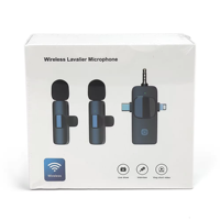 Microphone sans fil portable K15 avec USB Type-C, compact et portable pour l'enregistrement vidéo et la réduction du bruit