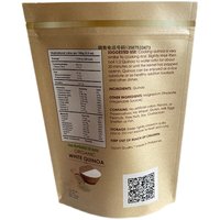 Sacs d'emballage en papier kraft avec fenêtre transparente et valve de scellage pour aliments chinois (soja, haricots mungo, riz, millet) – Fabrication sur mesure