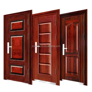 Pivot Entry Door Fireproof Solid Modern Aluminum Home Doors for Houses Security Exterior Steel Customized Swing Villas