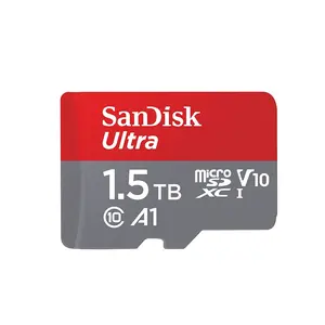 Novo chegam Sandisk 1.5TB ultra micro Cartão de Memória SDSQUAC-1T50 1TB 512 256 128 64 32GB TF Cartões Para Gravador de Condução Tablet PC