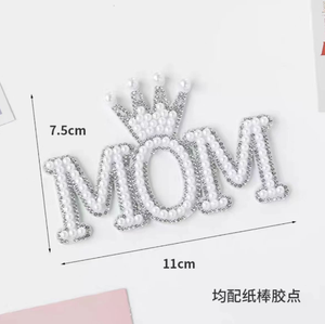 Nouvelles décorations de pâtisserie thème de la fête des mères inserts de gâteau carte <span class=keywords><strong>belle</strong></span> perle <span class=keywords><strong>maman</strong></span> garniture de gâteau - Product Image 4