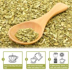 Té de yerba mate crudo de hojas sueltas de primera calidad, té de hierbas de sabor tradicional suave sin tostar secado al aire - Product Image 3